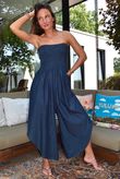Freddie Bandeau Jumpsuit Dark